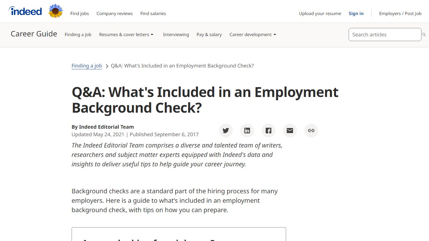 Q&A: What's Included in an Employment Background Check?